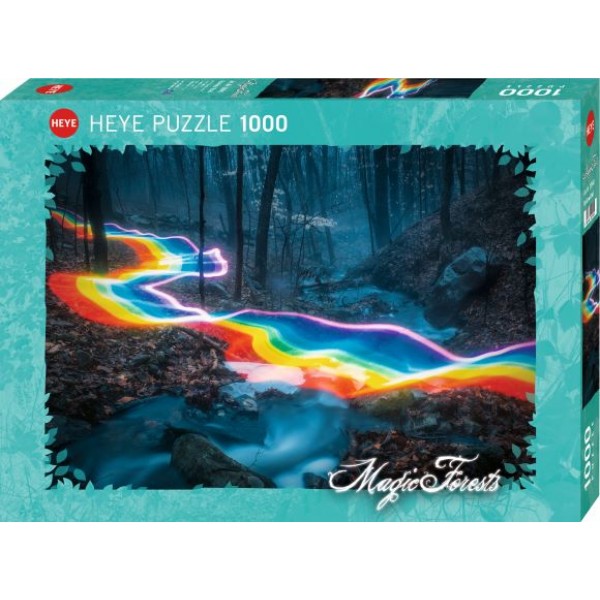 Magiczny las, Tęczowa droga (1000el.) - Sklep Art Puzzle